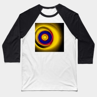 Circular Galaxy Baseball T-Shirt